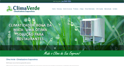 Desktop Screenshot of climaverde.com.br